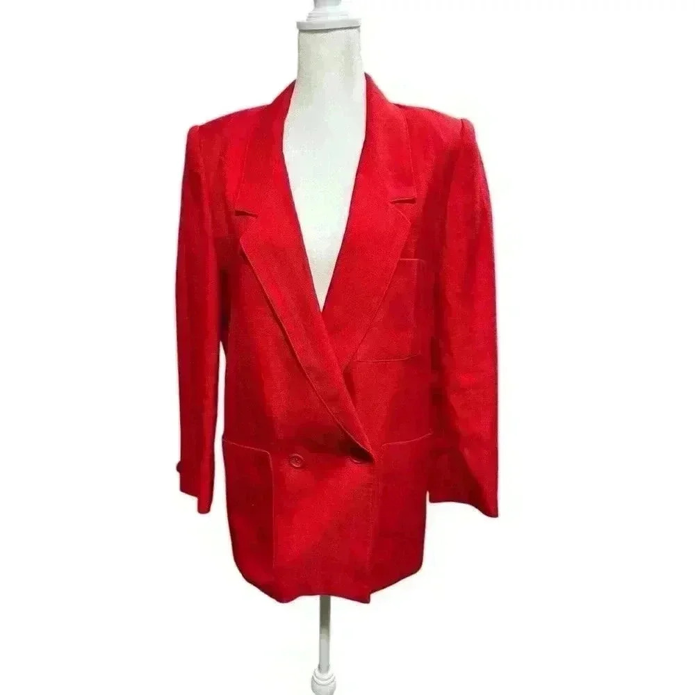 Vintage Peabody House Size 3/4‎ Red Blazer
